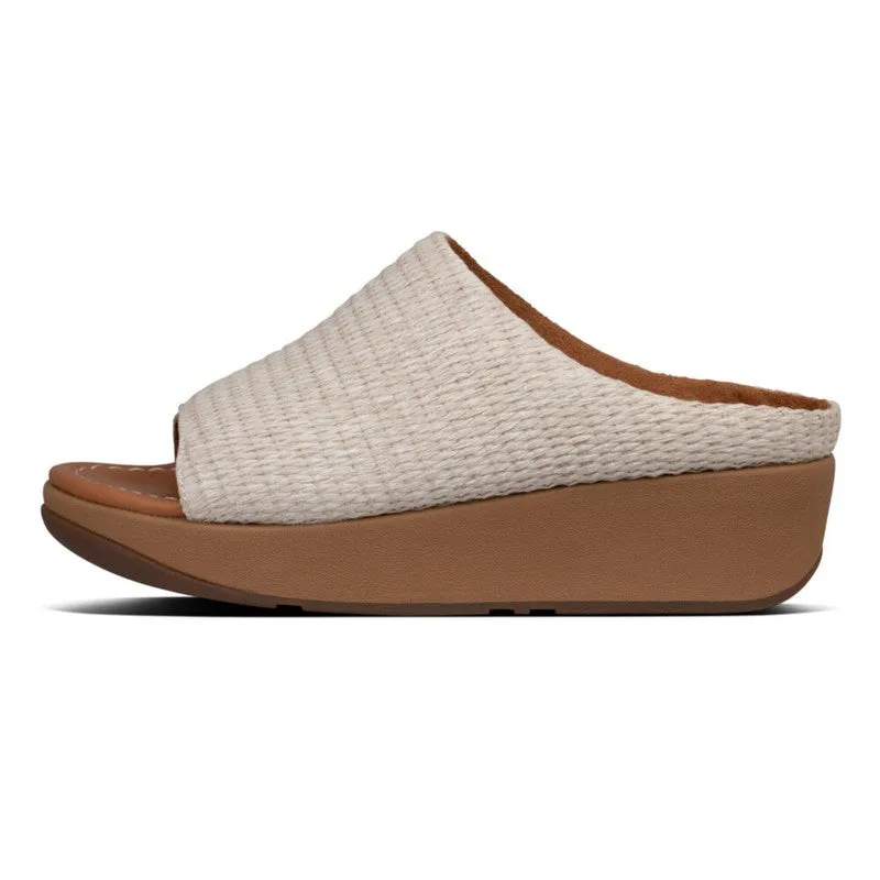 FitFlop ciabatta donna IMOGEN BASKET WEAVE SLIDES - STONE