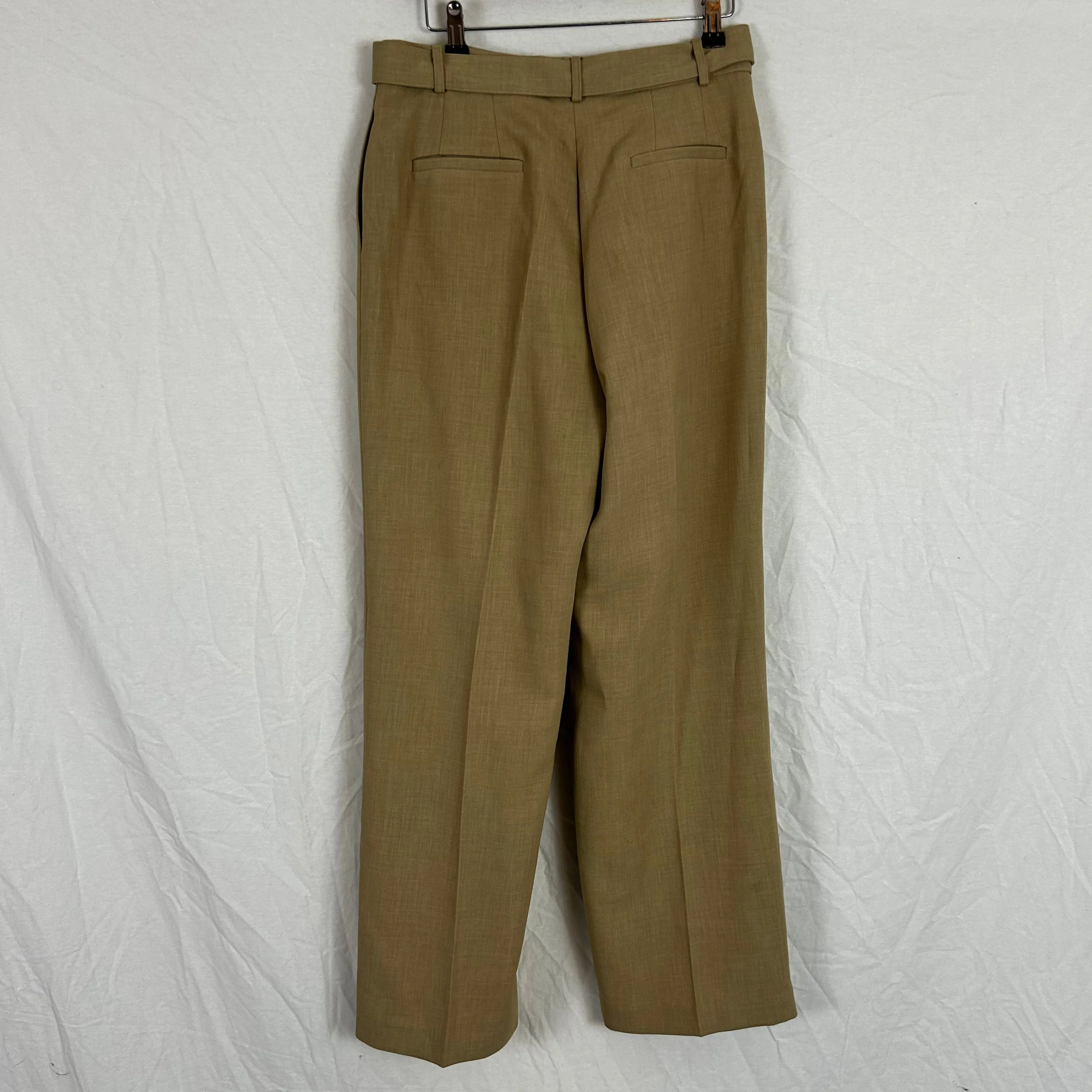 Frankie Shop Beige Wide Leg Pants L