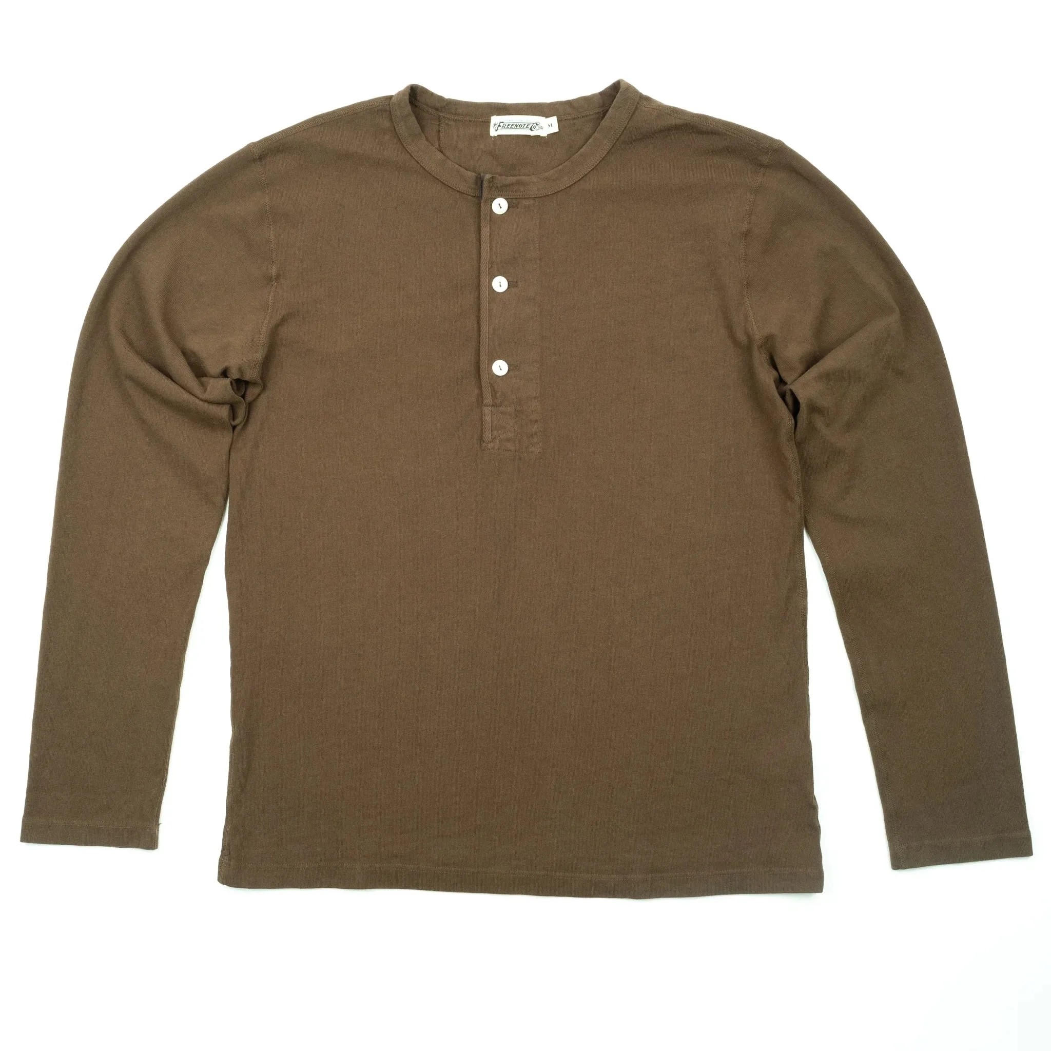 Freenote Cloth 13oz Henley L/S - Cedar