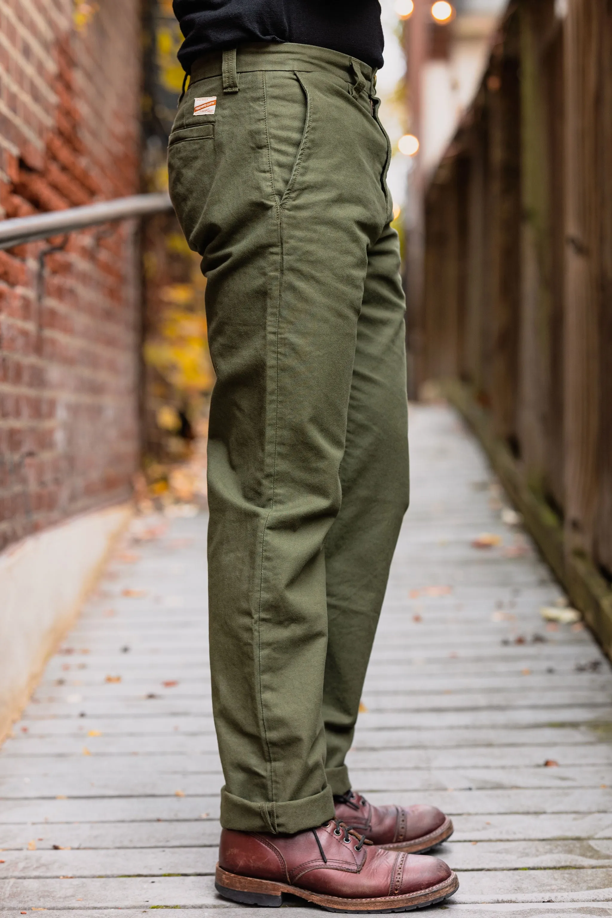 Freenote Cloth Deck Pant - Olive