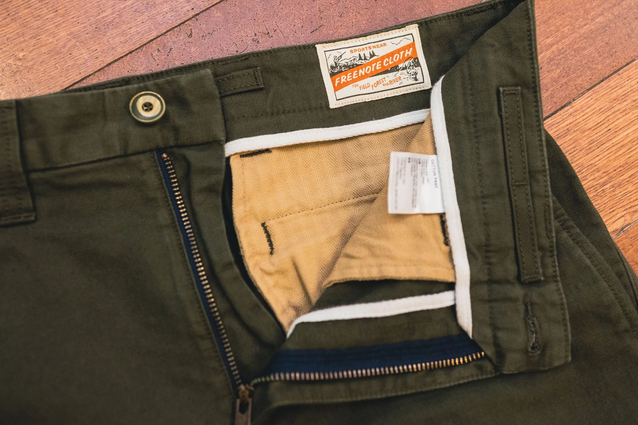 Freenote Cloth Deck Pant - Olive