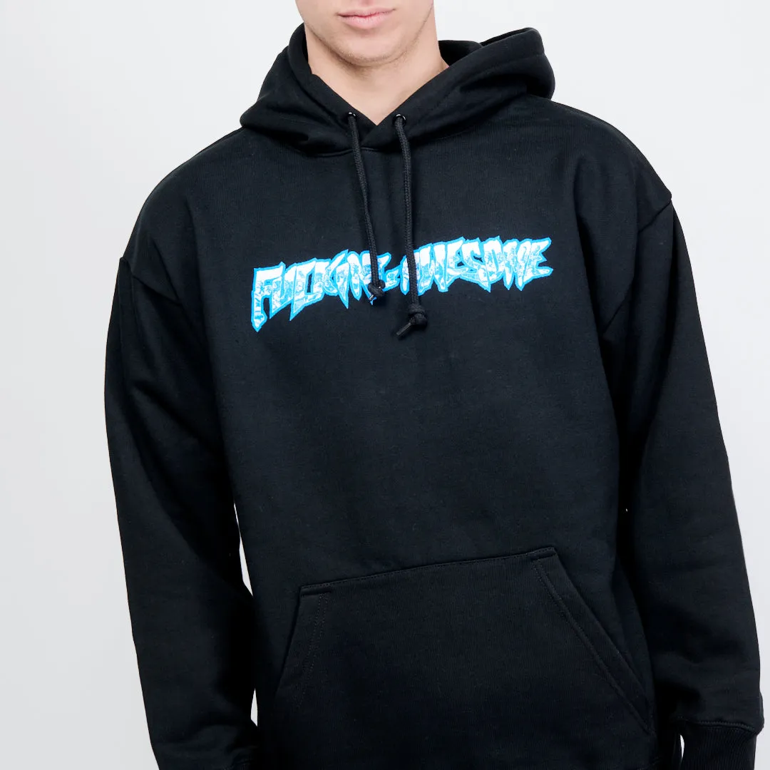 Fucking Awesome Cherub Fight Hoodie - Black