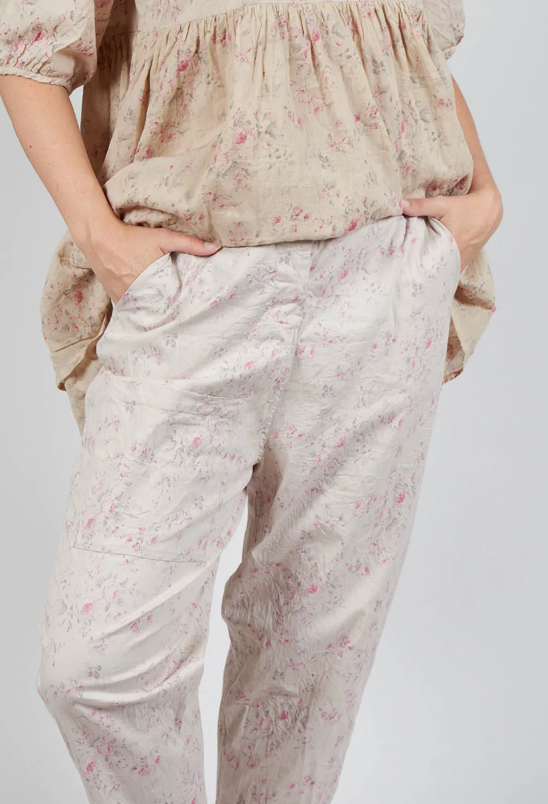 Gaston Trousers in Liberty Beige Print