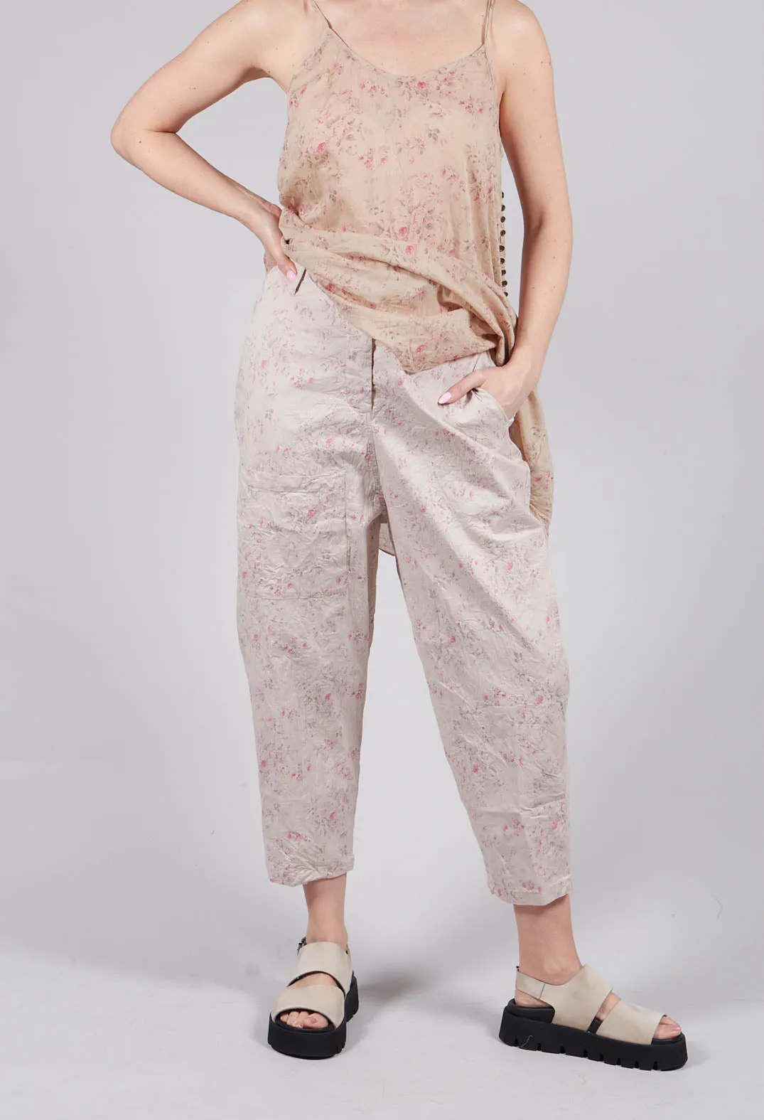 Gaston Trousers in Liberty Beige Print