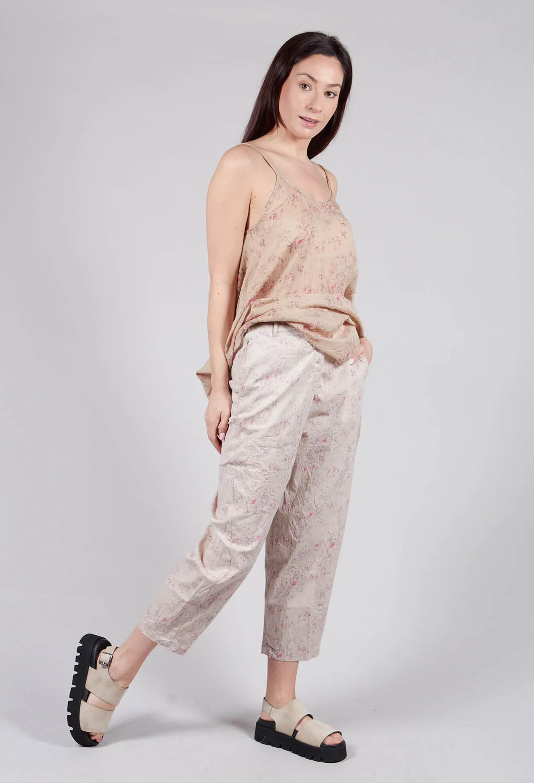 Gaston Trousers in Liberty Beige Print