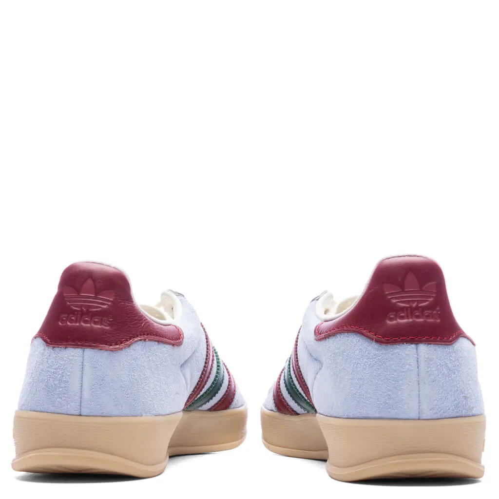 Gazelle Indoor - Blue Dawn/Collegiate Burgundy/Collegiate Green