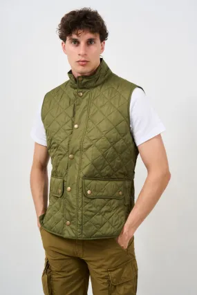 Gilet uomo smanicato trapuntato