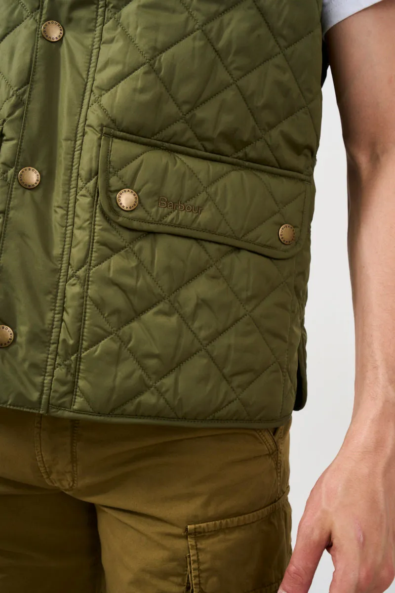 Gilet uomo smanicato trapuntato