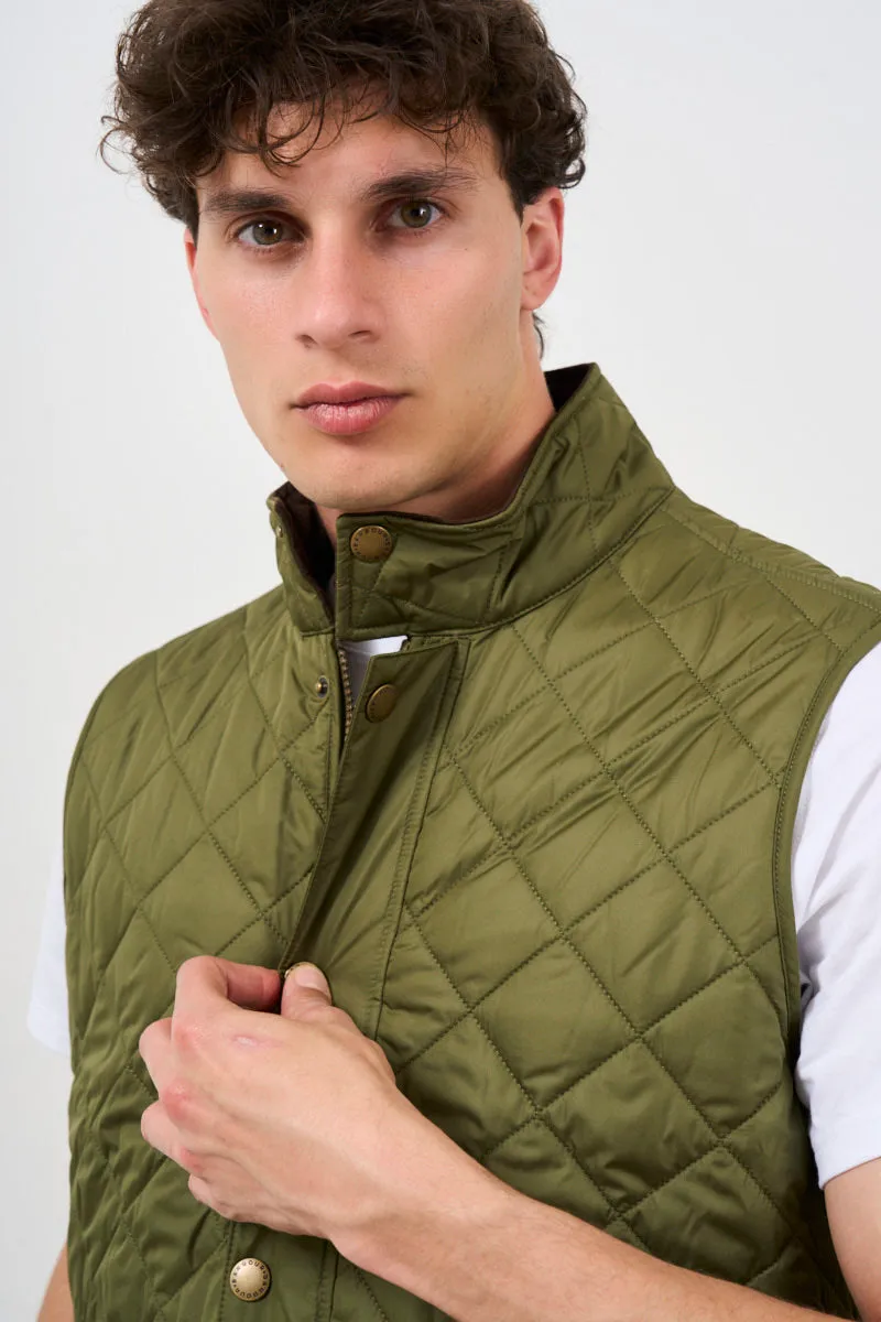 Gilet uomo smanicato trapuntato