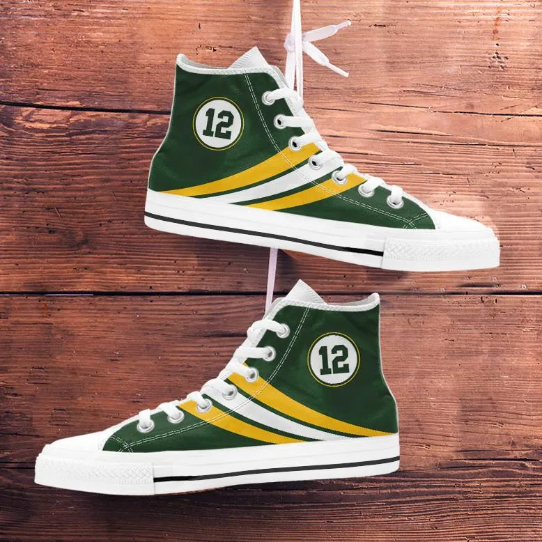 Green Bay 12 Sports High Top Shoes