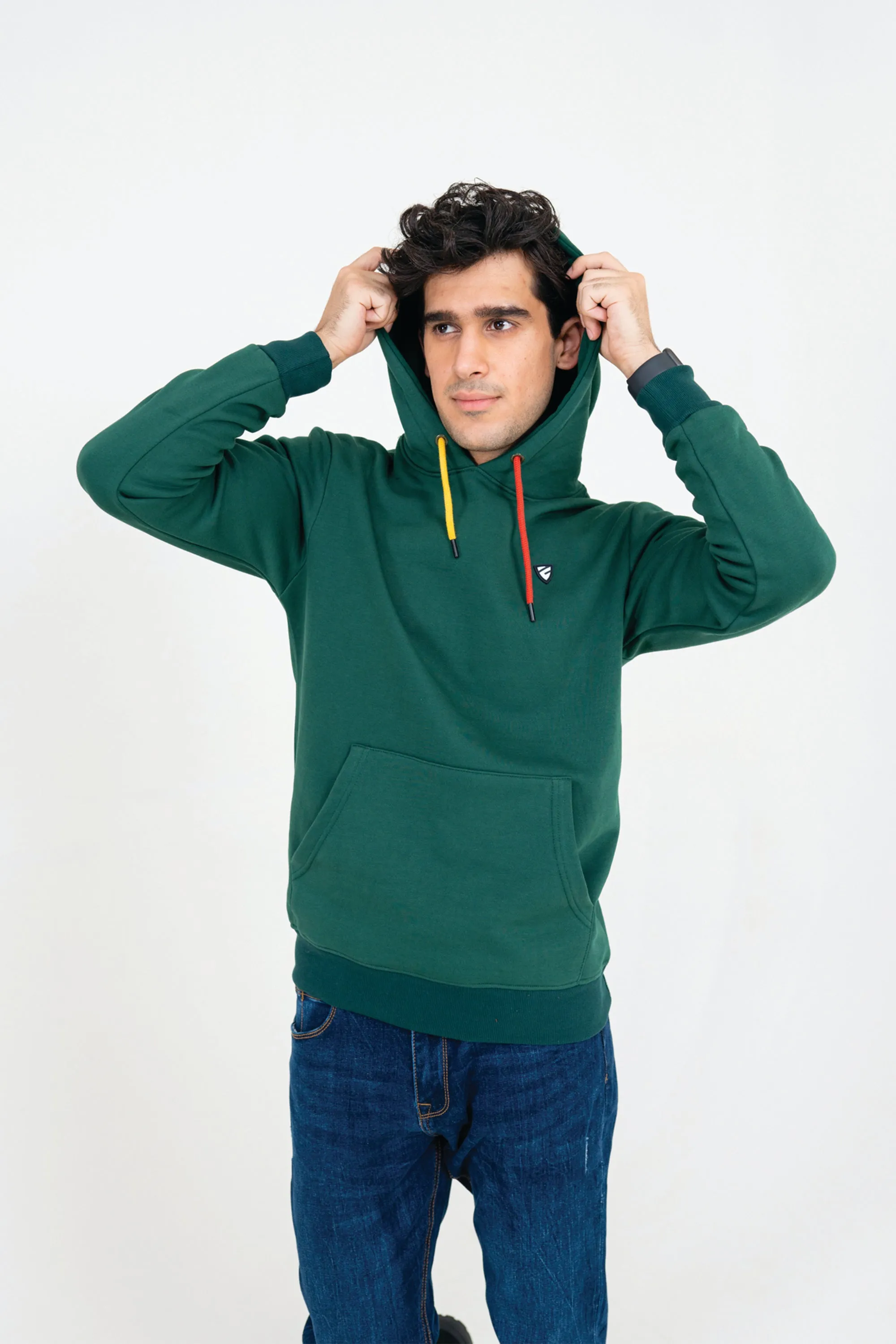 Green Fleece Hoodie