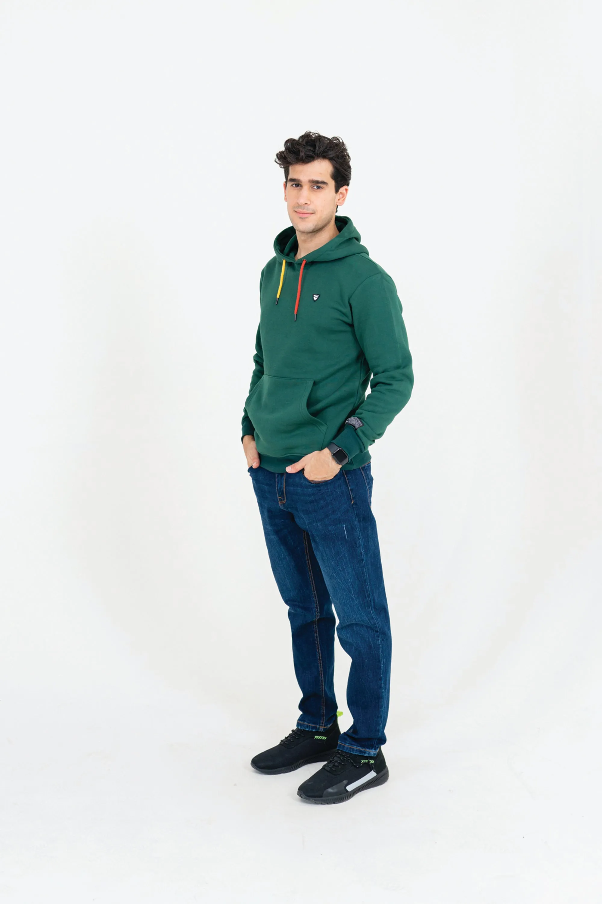 Green Fleece Hoodie