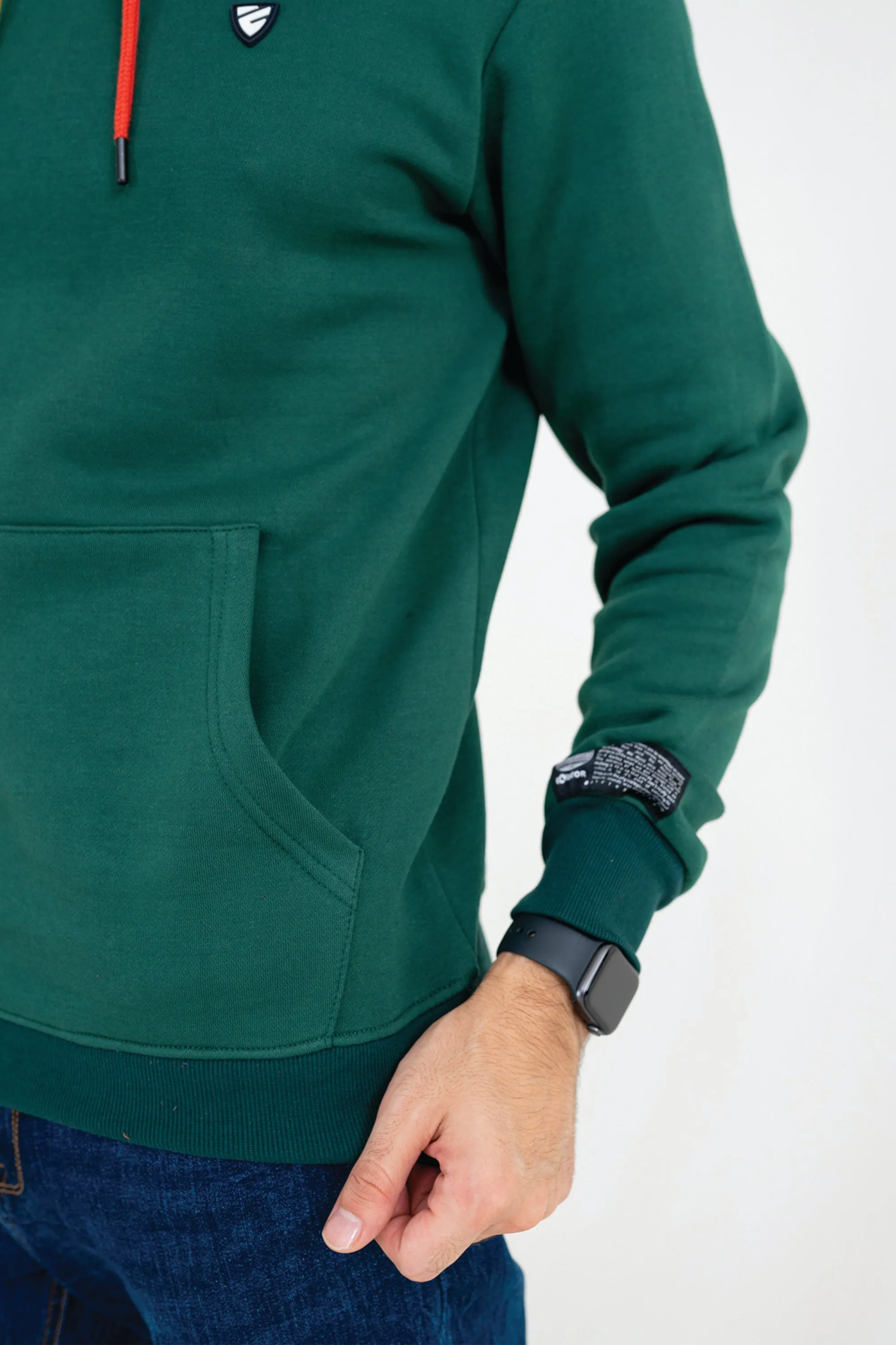 Green Fleece Hoodie