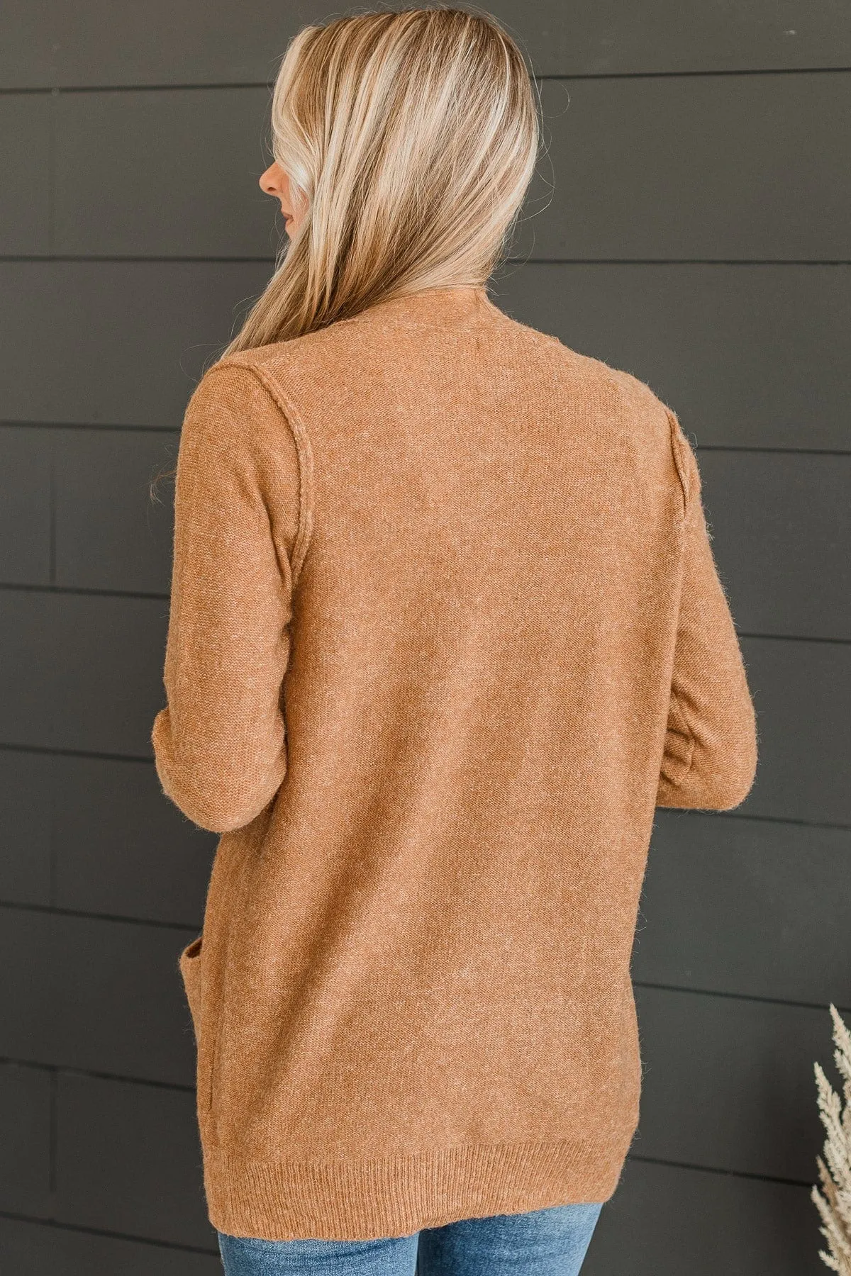 Having A Blast Knit Cardigan- Camel