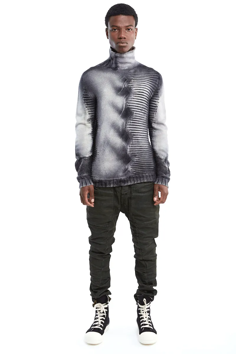 HEAVY WOOL HIGH NECK SWEATER