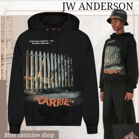 J W ANDERSON  |Pullovers Unisex Street Style Long Sleeves Plain Cotton Logo