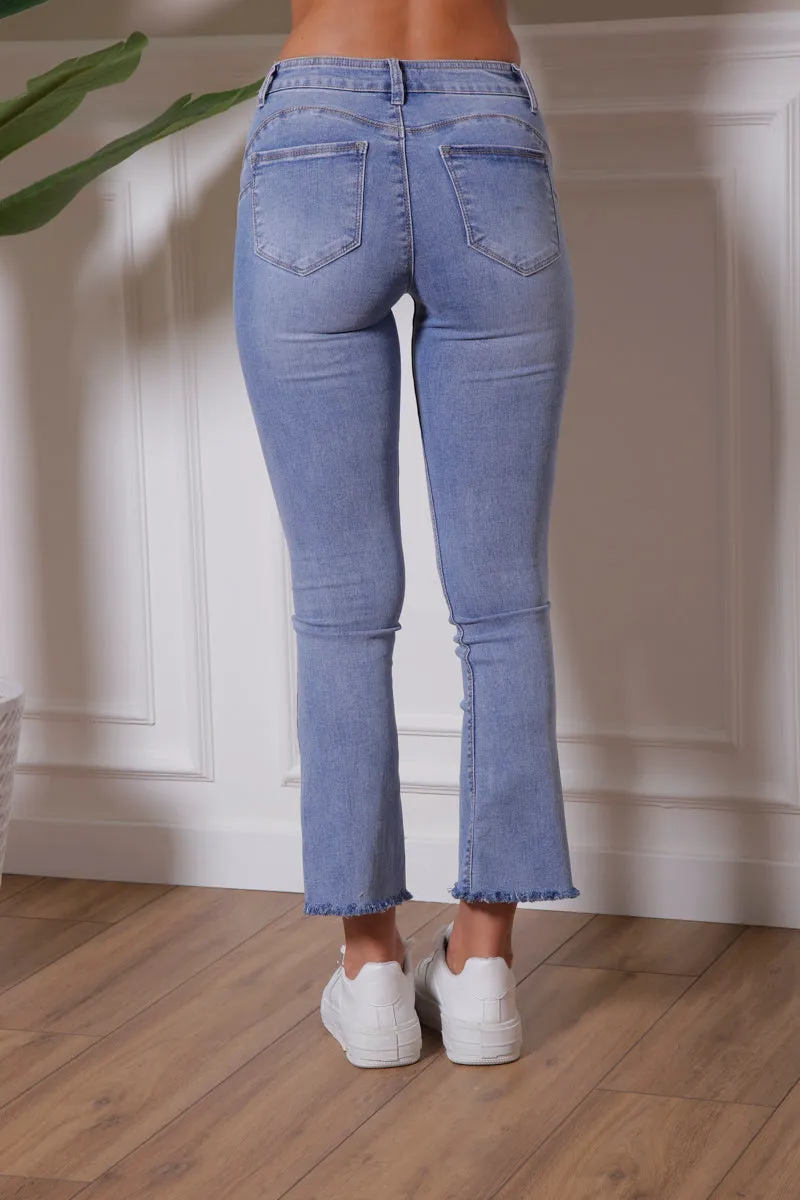 Jeans Zampetta Sfrangiato