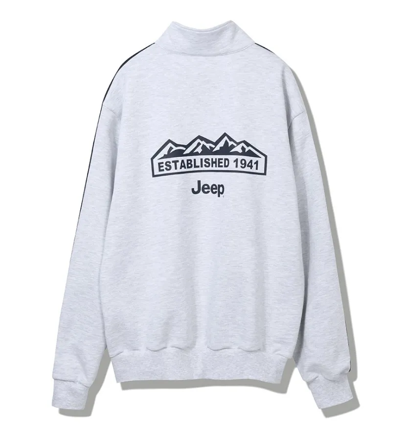 JEEP  |Unisex Street Style Long Sleeves Plain Cotton Logo