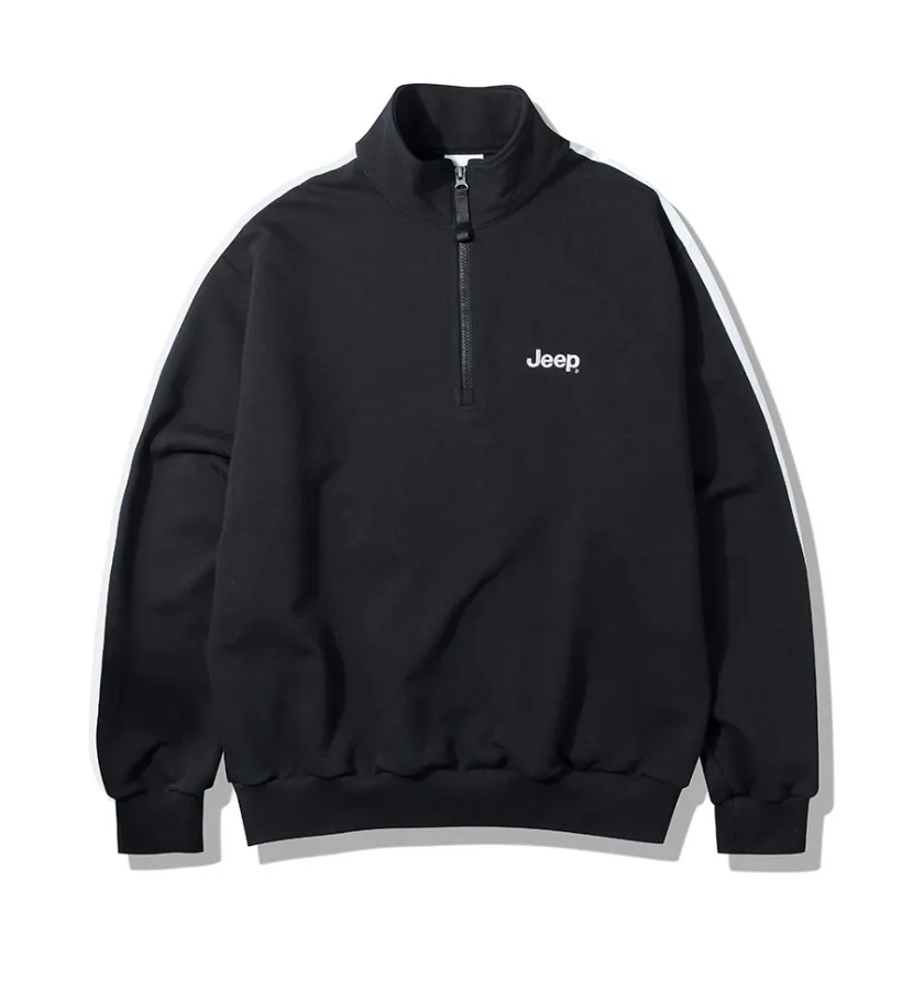 JEEP  |Unisex Street Style Long Sleeves Plain Cotton Logo