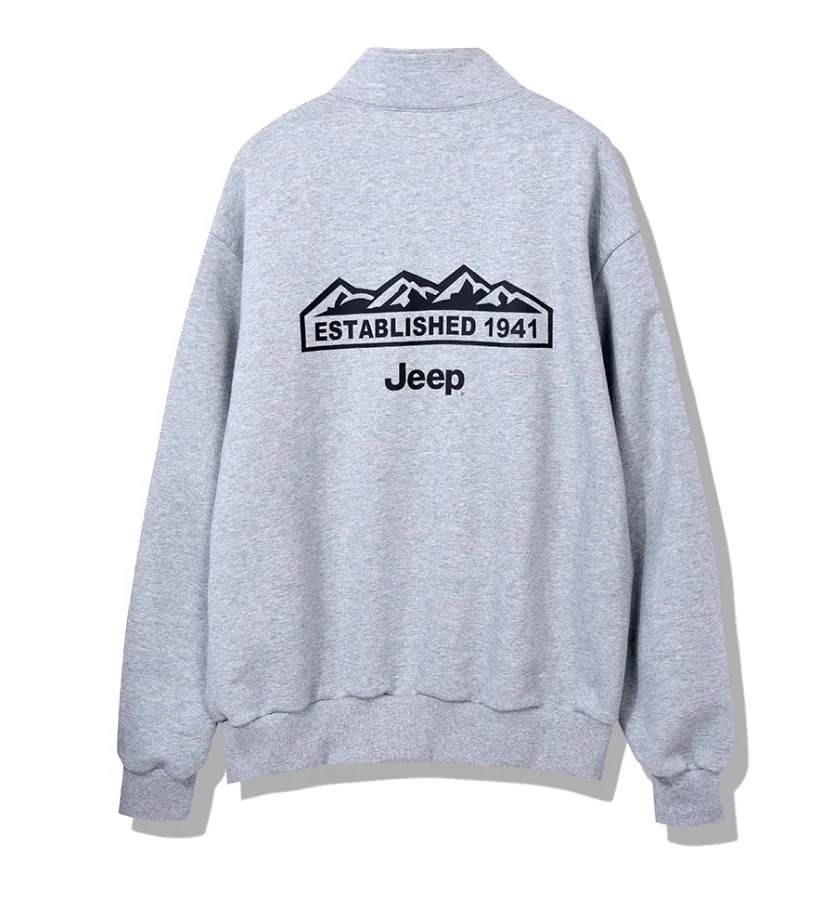 JEEP  |Unisex Street Style Long Sleeves Plain Cotton Logo