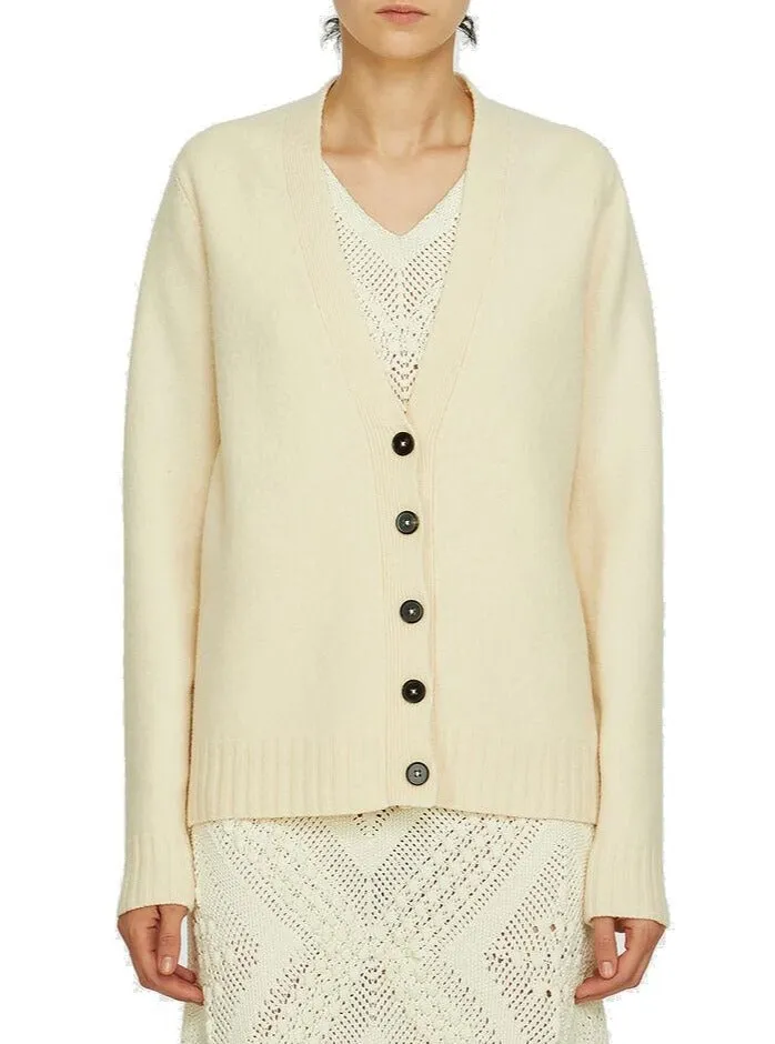 Jil Sander V-Neck Buttoned Cardigan