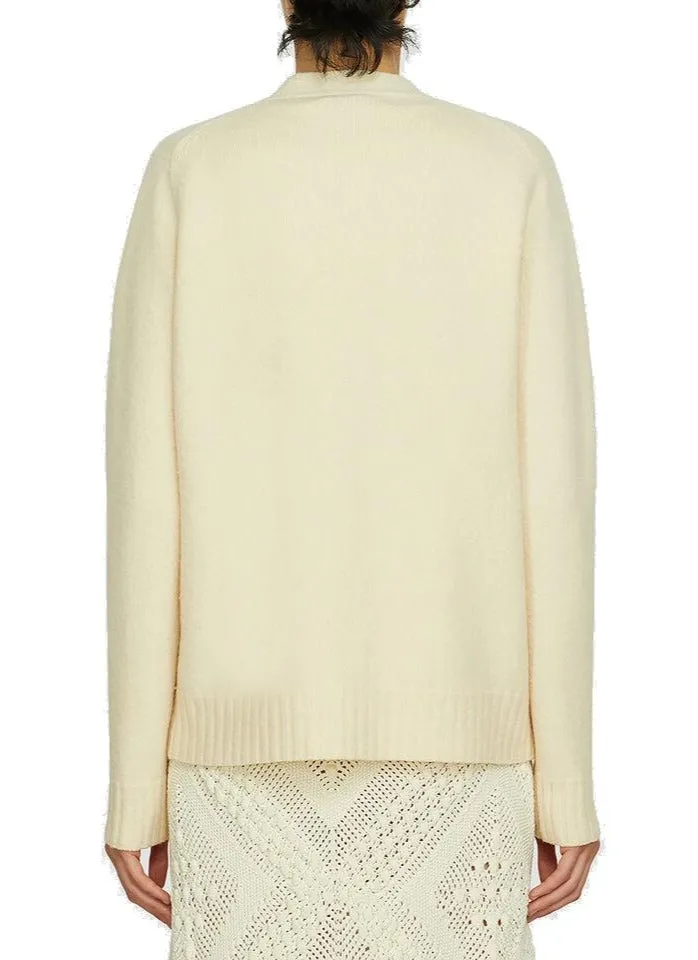 Jil Sander V-Neck Buttoned Cardigan