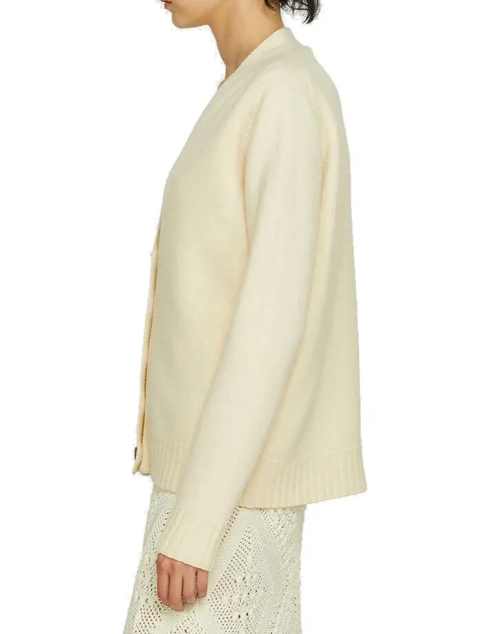 Jil Sander V-Neck Buttoned Cardigan