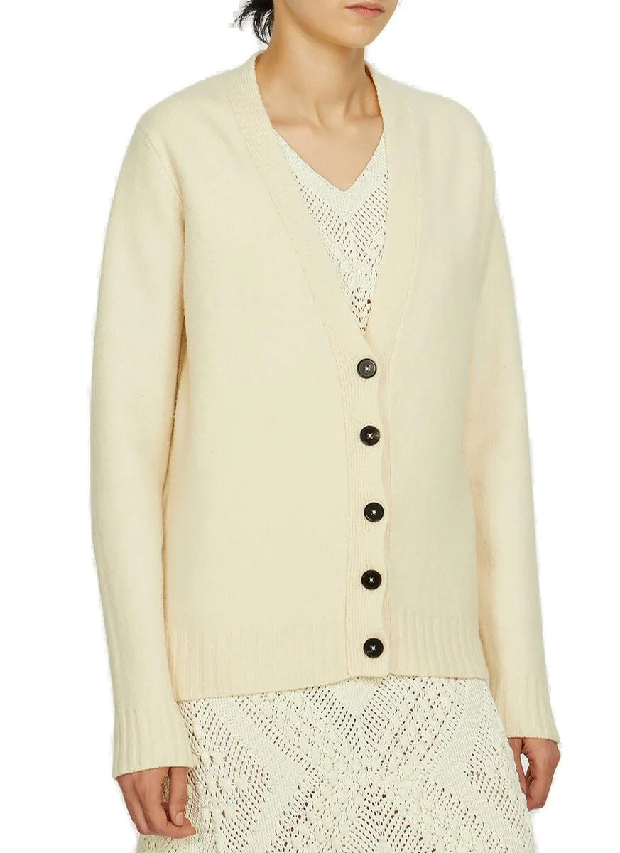 Jil Sander V-Neck Buttoned Cardigan