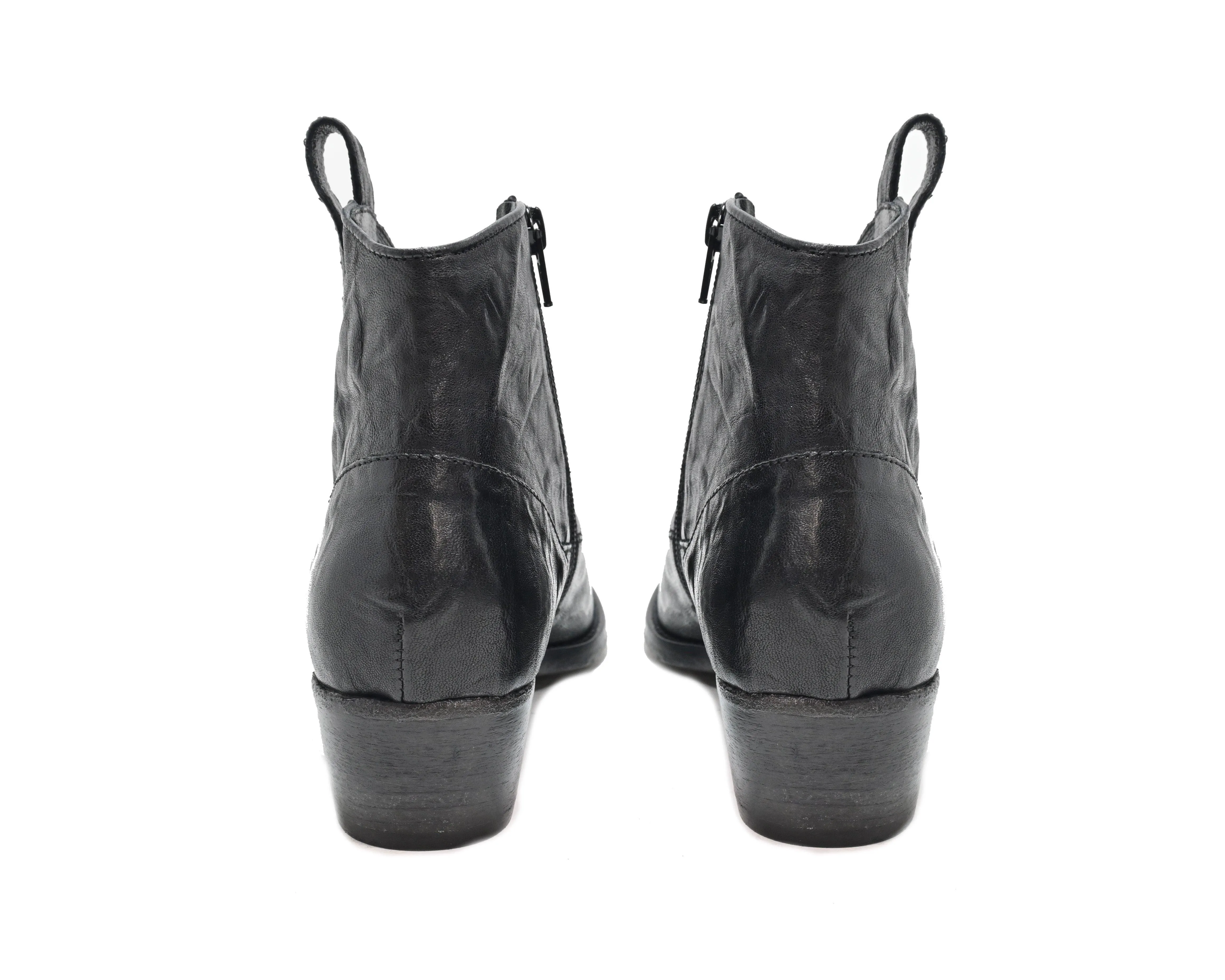 K2/01 - TEXAS ANKLE BOOT - leather BLACK