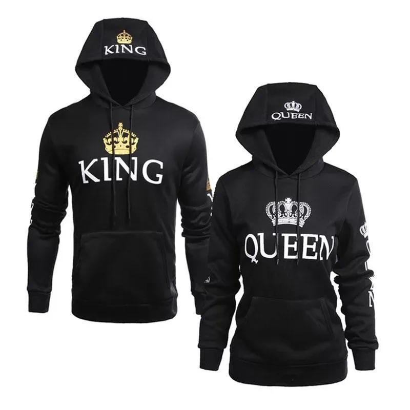 King and Queen Lovers Hoodie