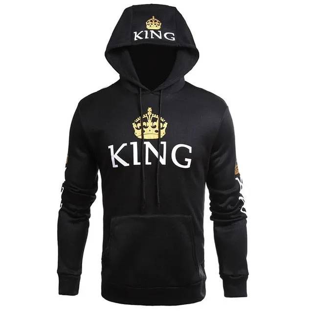 King and Queen Lovers Hoodie