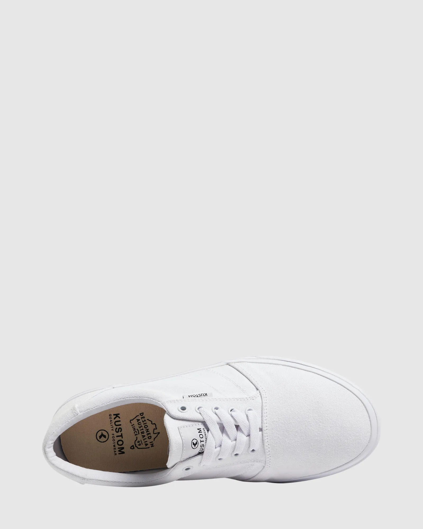 Kustom Central Wide Sneaker - White | SurfStitch