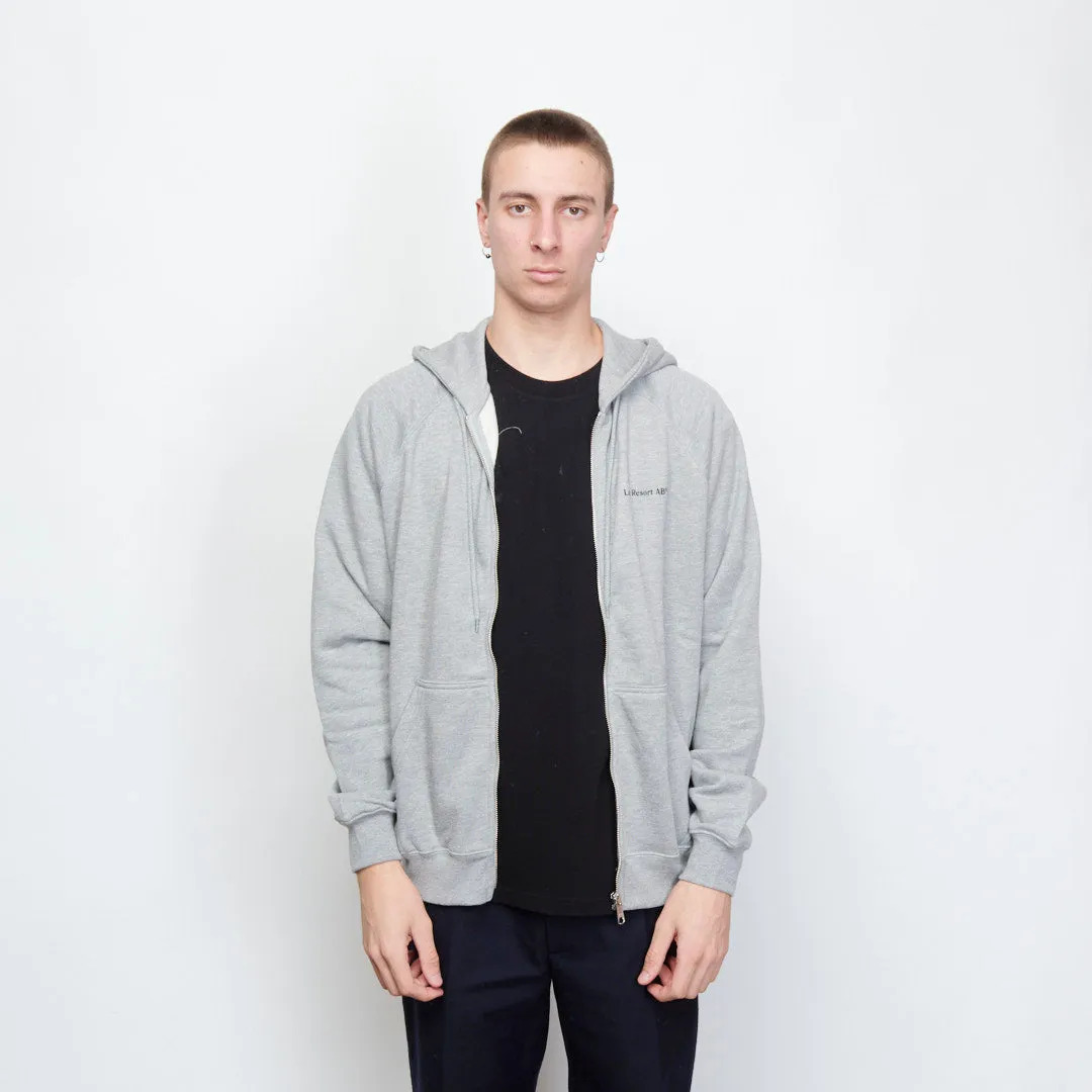 Last Resort AB - LRAB Atlas Monogram Zip-Hoodie (Heather Grey)