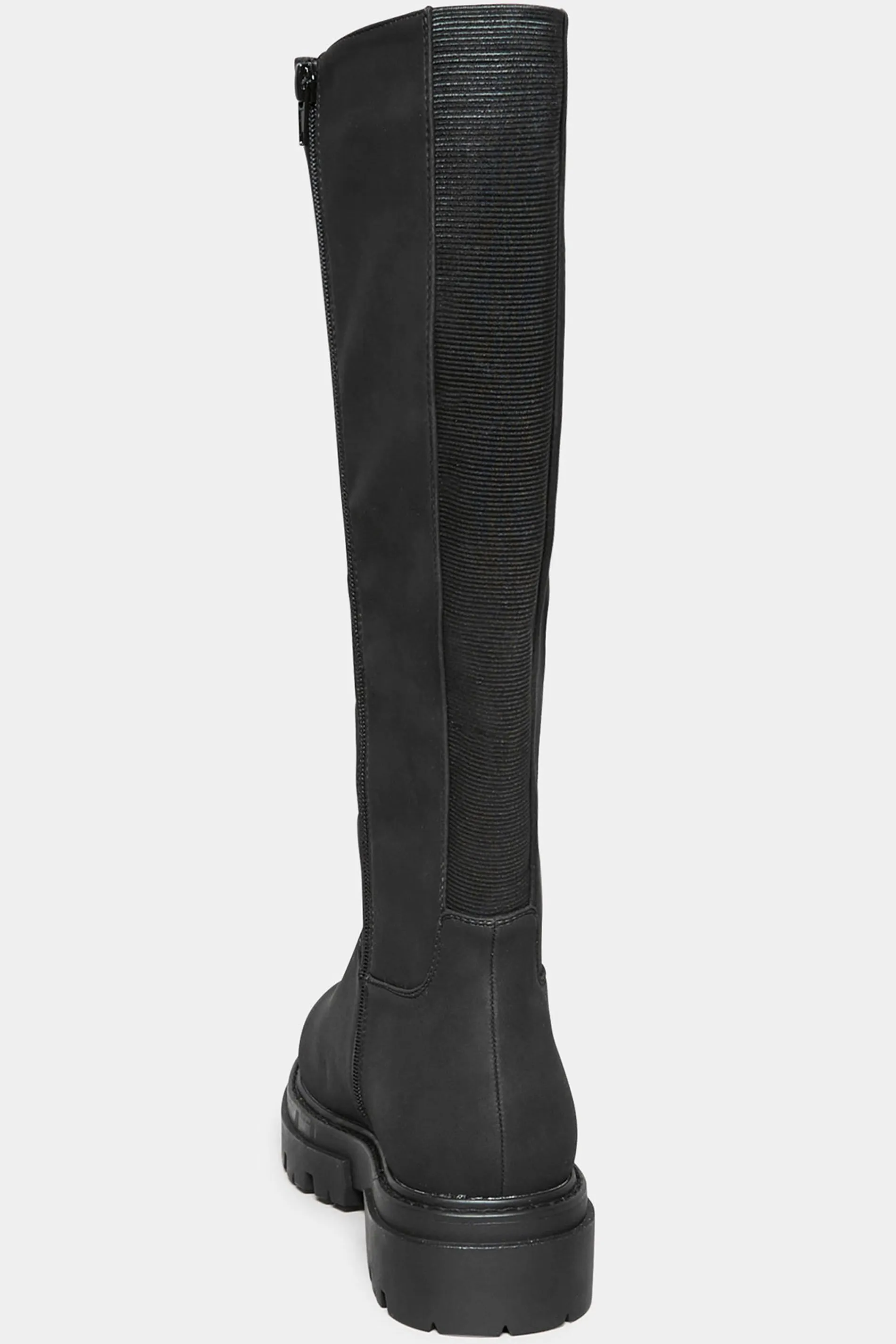 LIMITED COLLECTION Black Chunky Calf Boots In Wide E Fit & Extra Wide EEE Fit