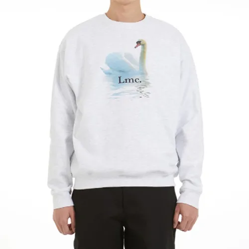 LMC  |Unisex Street Style Long Sleeves Logo Sweatshirts