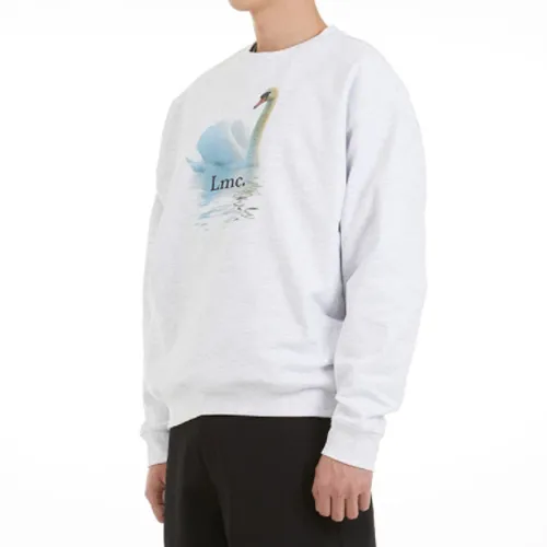 LMC  |Unisex Street Style Long Sleeves Logo Sweatshirts