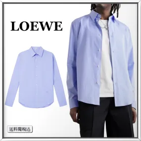 LOEWE  |Long Sleeves Cotton Logo Luxury FX Advantage / Exclusive