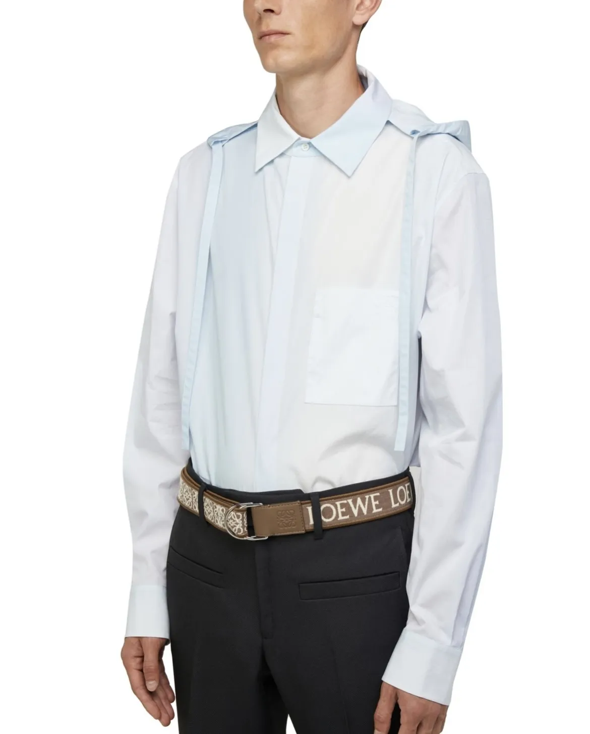 LOEWE  |Stripes Long Sleeves Cotton Luxury Shirts