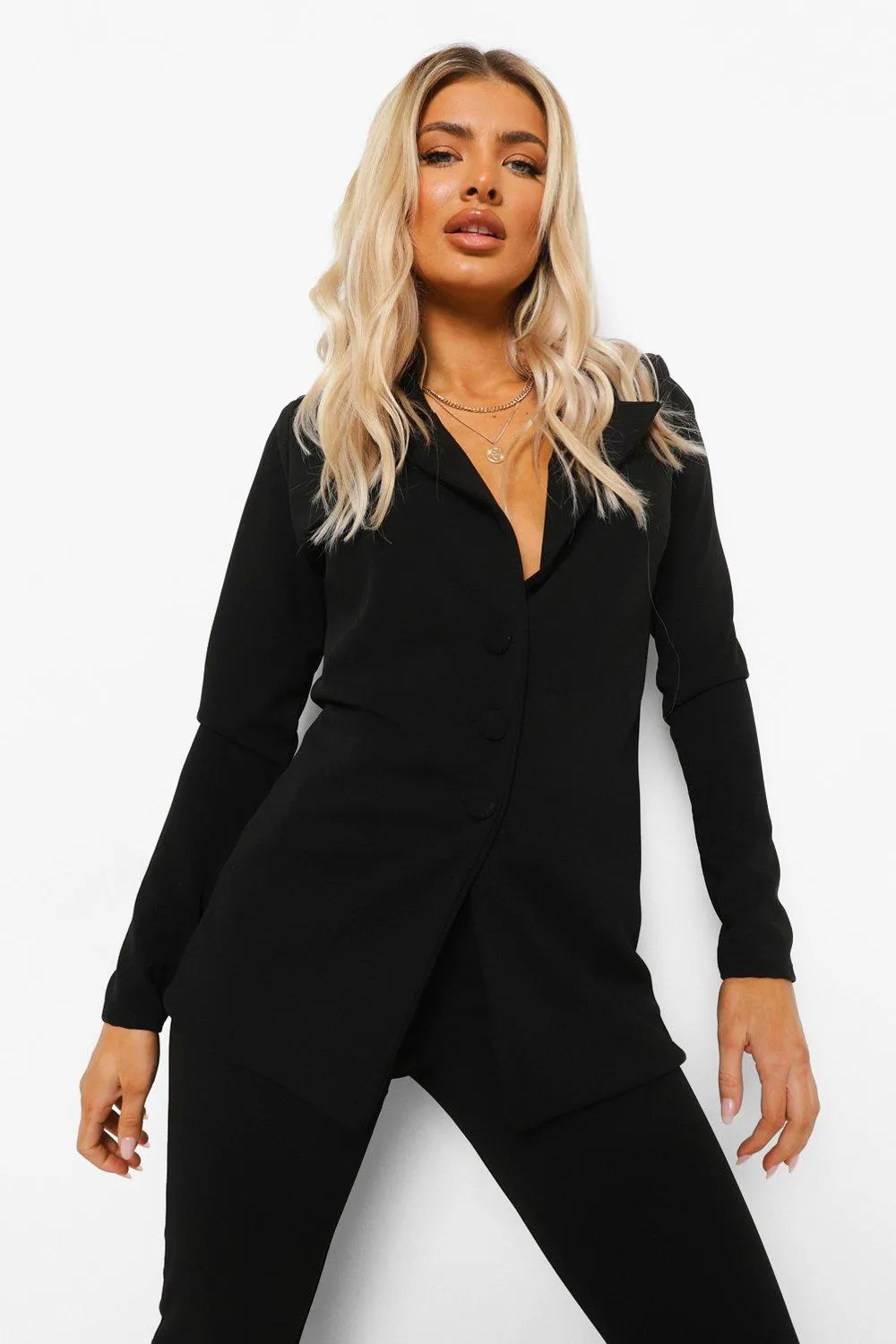 Longline Fitted Blazer