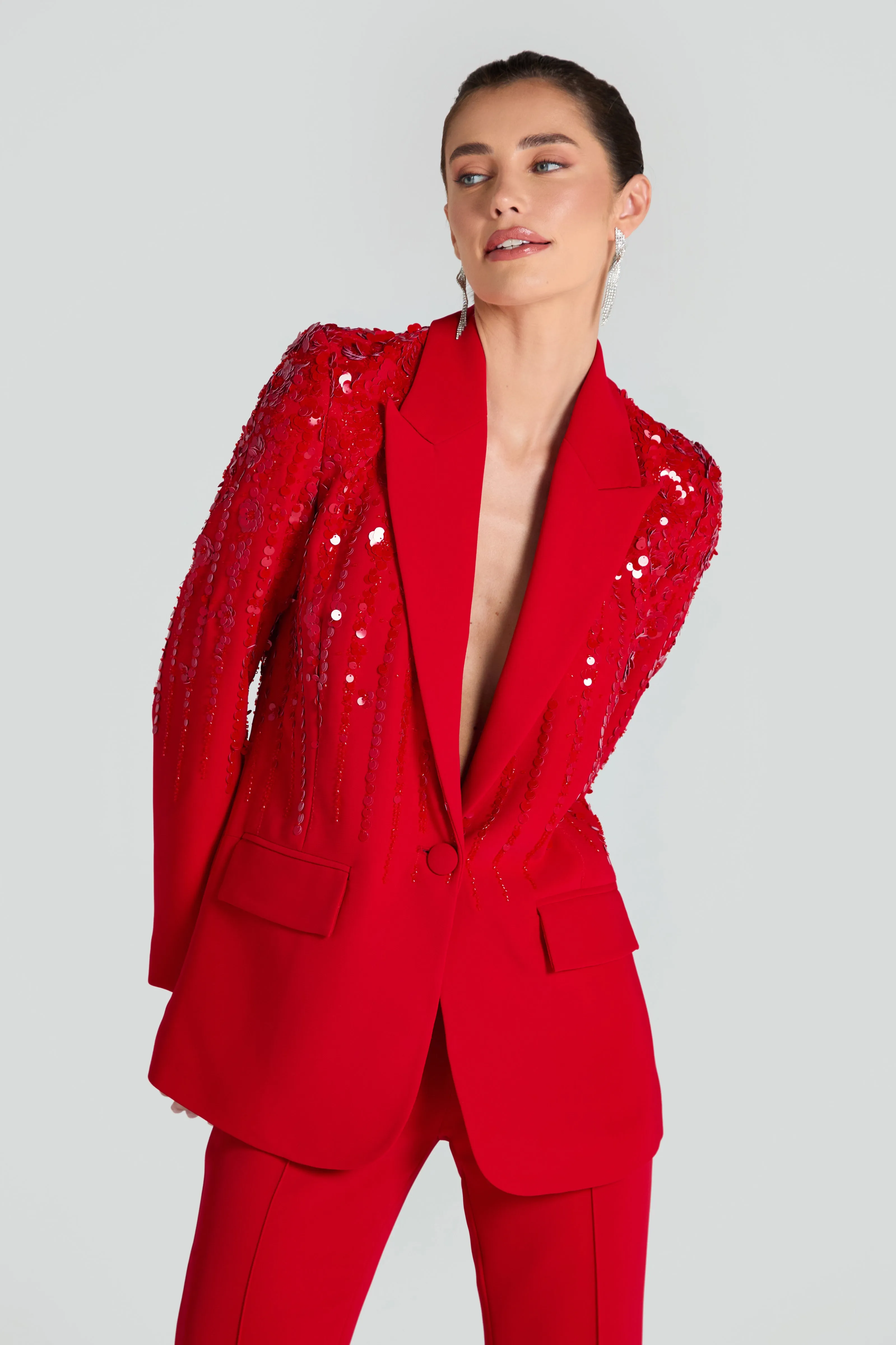 Lucille Red Blazer