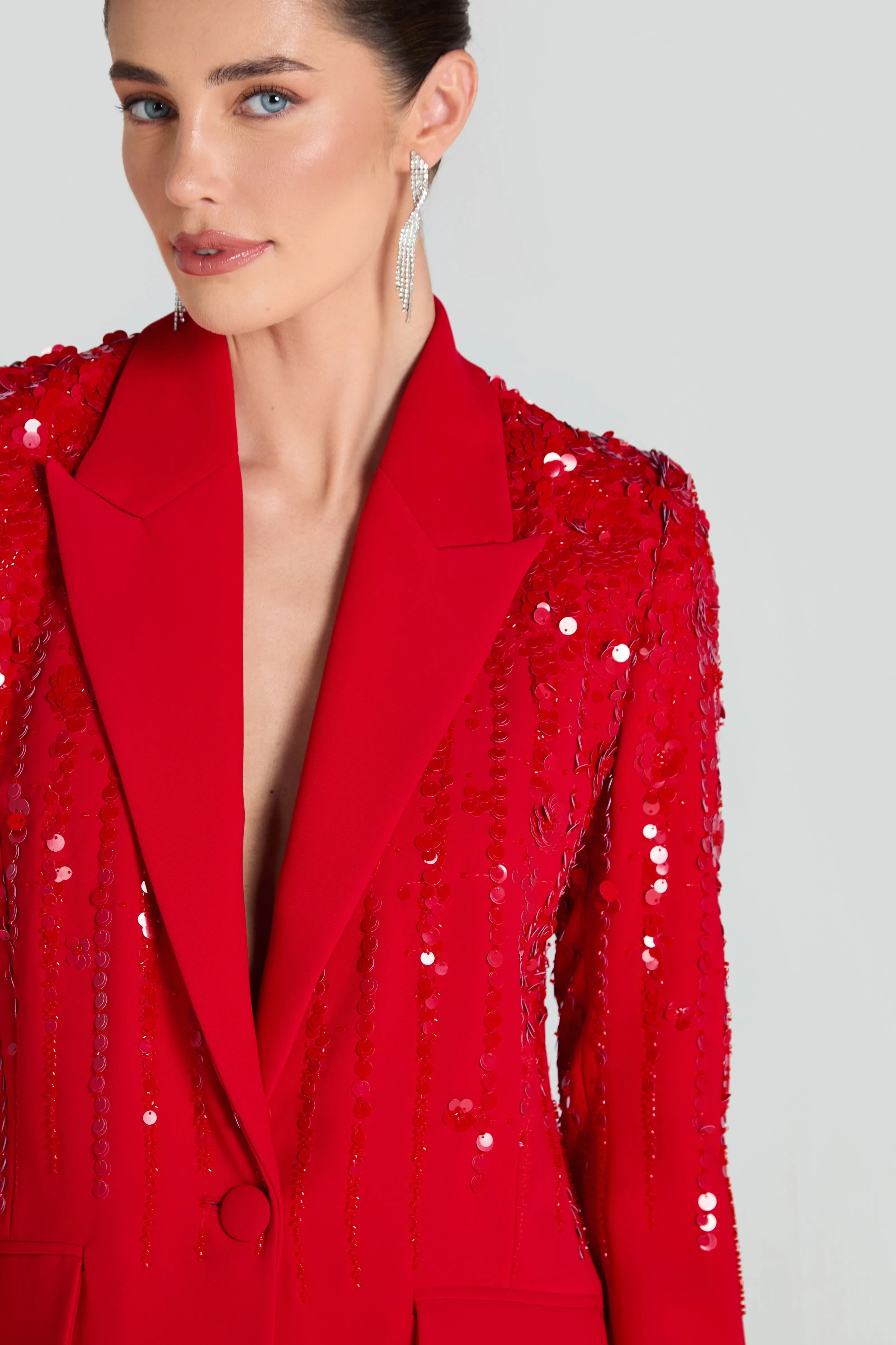 Lucille Red Blazer