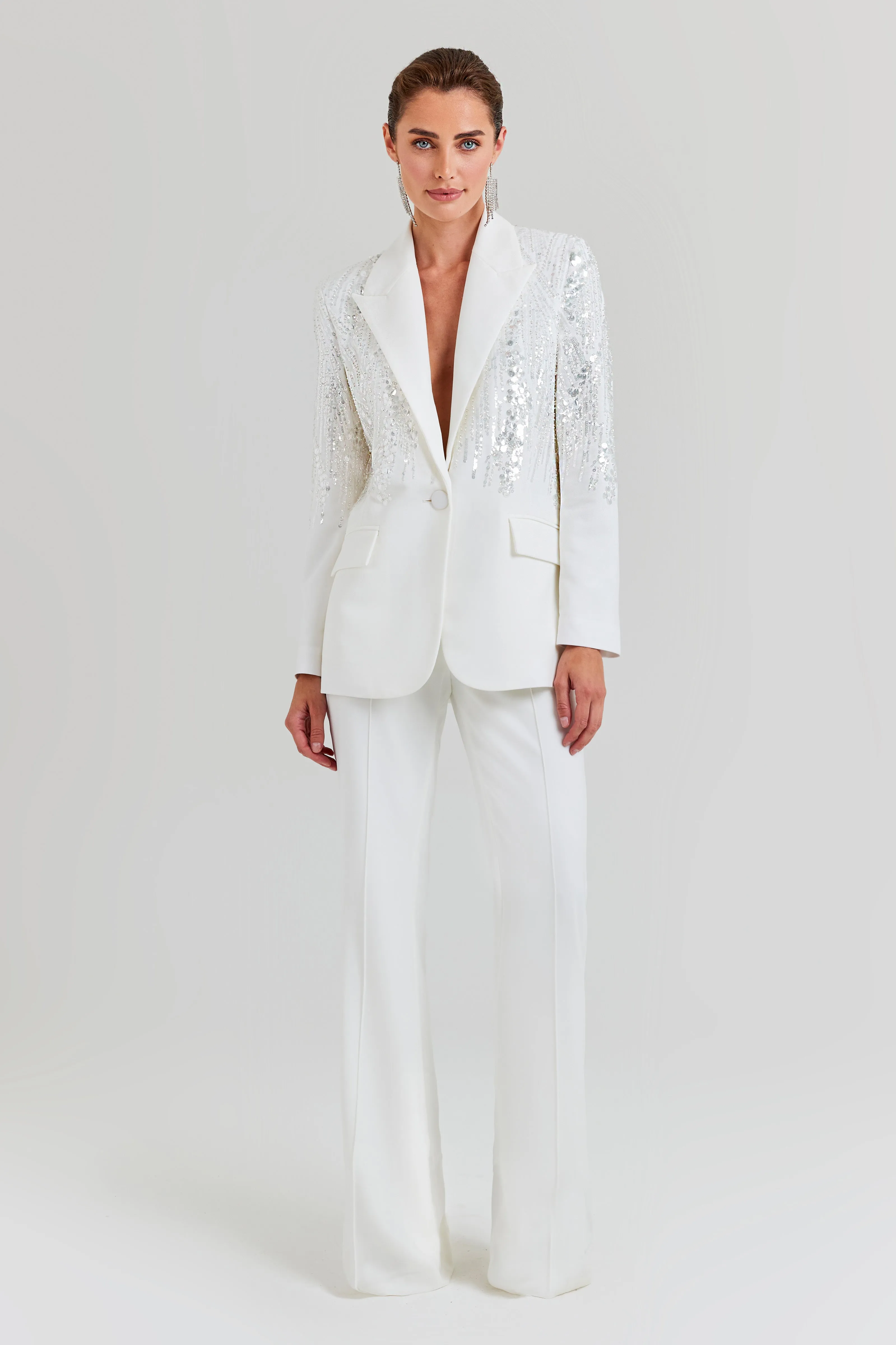 Lucille White Blazer