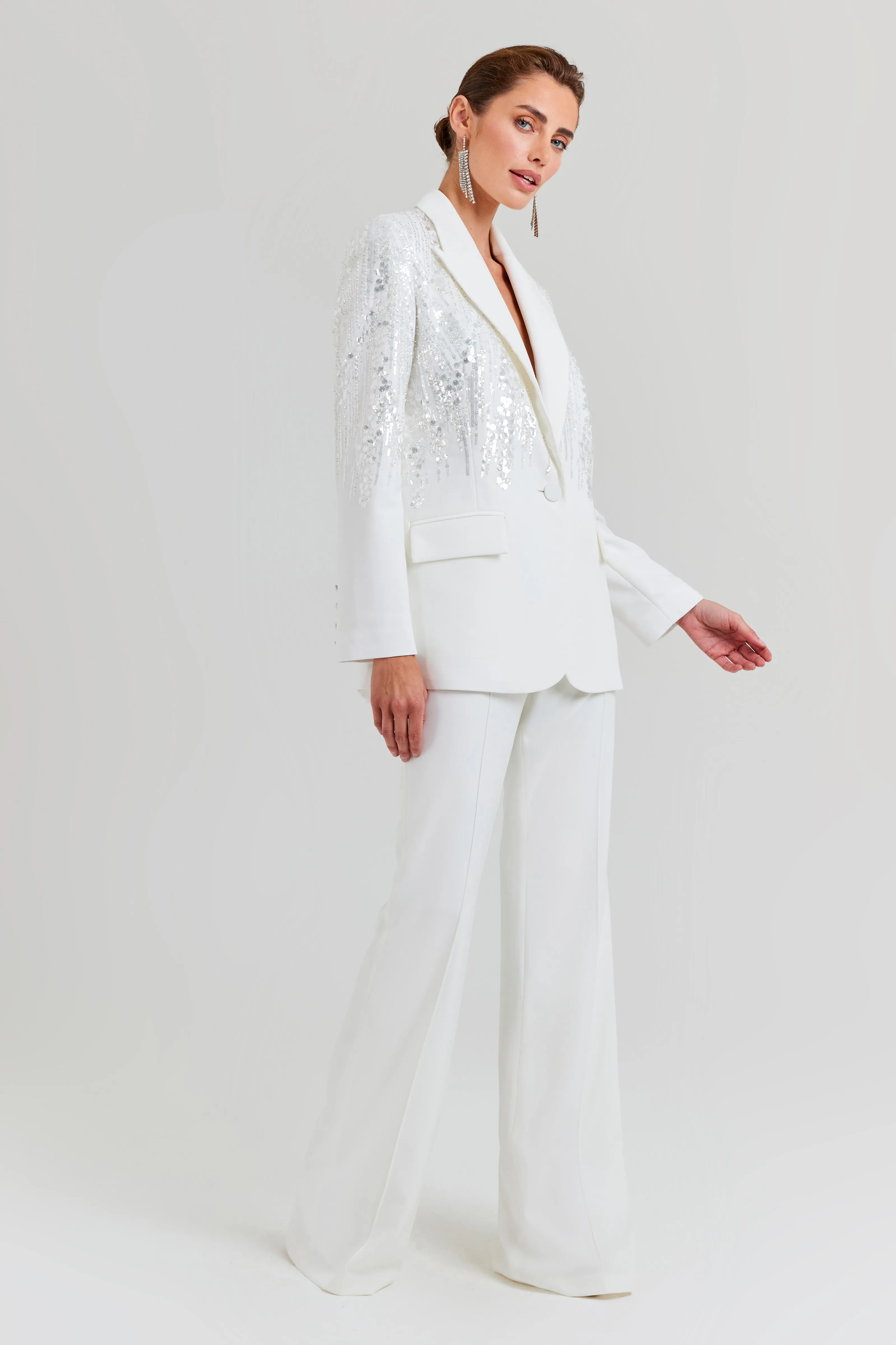 Lucille White Blazer