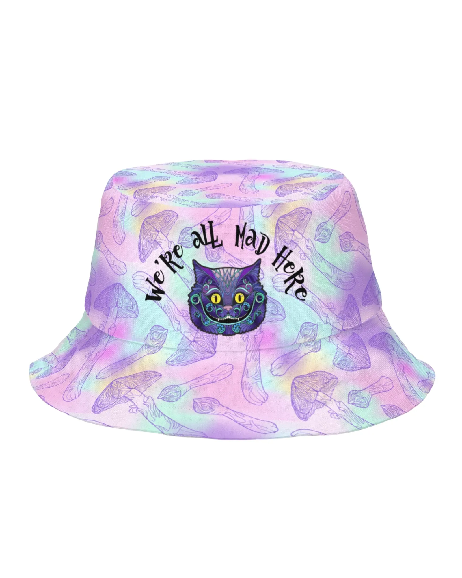 Mad Catter / Down The Rabbit Hole Reversible Bucket Hat