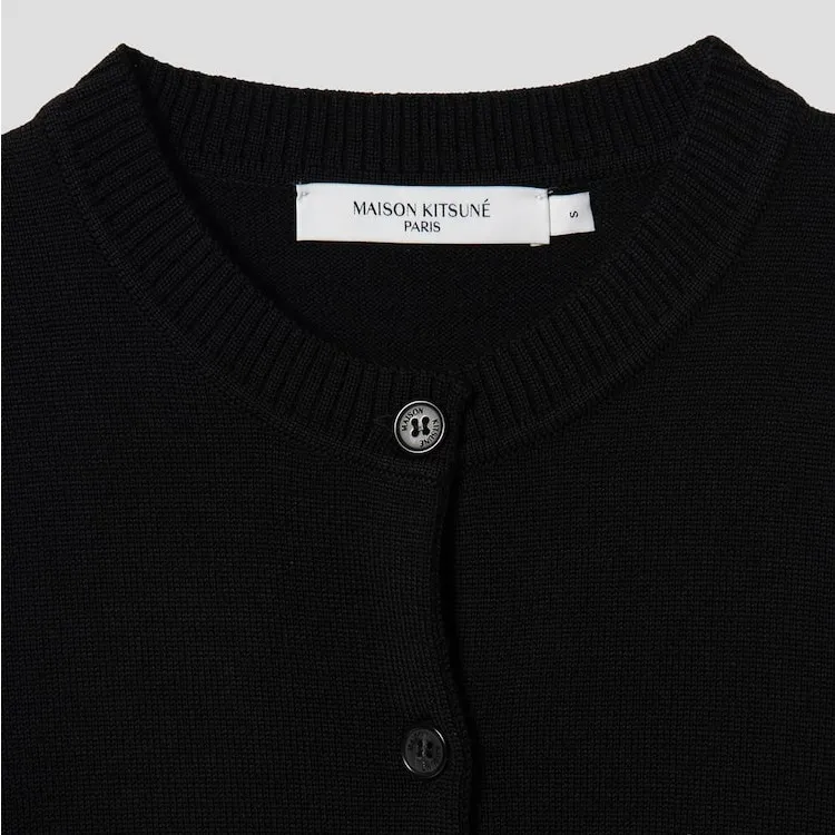 MAISON KITSUNE  |Unisex Wool Street Style Long Sleeves Plain Logo Cardigans