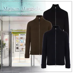 Maison Margiela  |Wool Plain Cotton Designers Cardigans