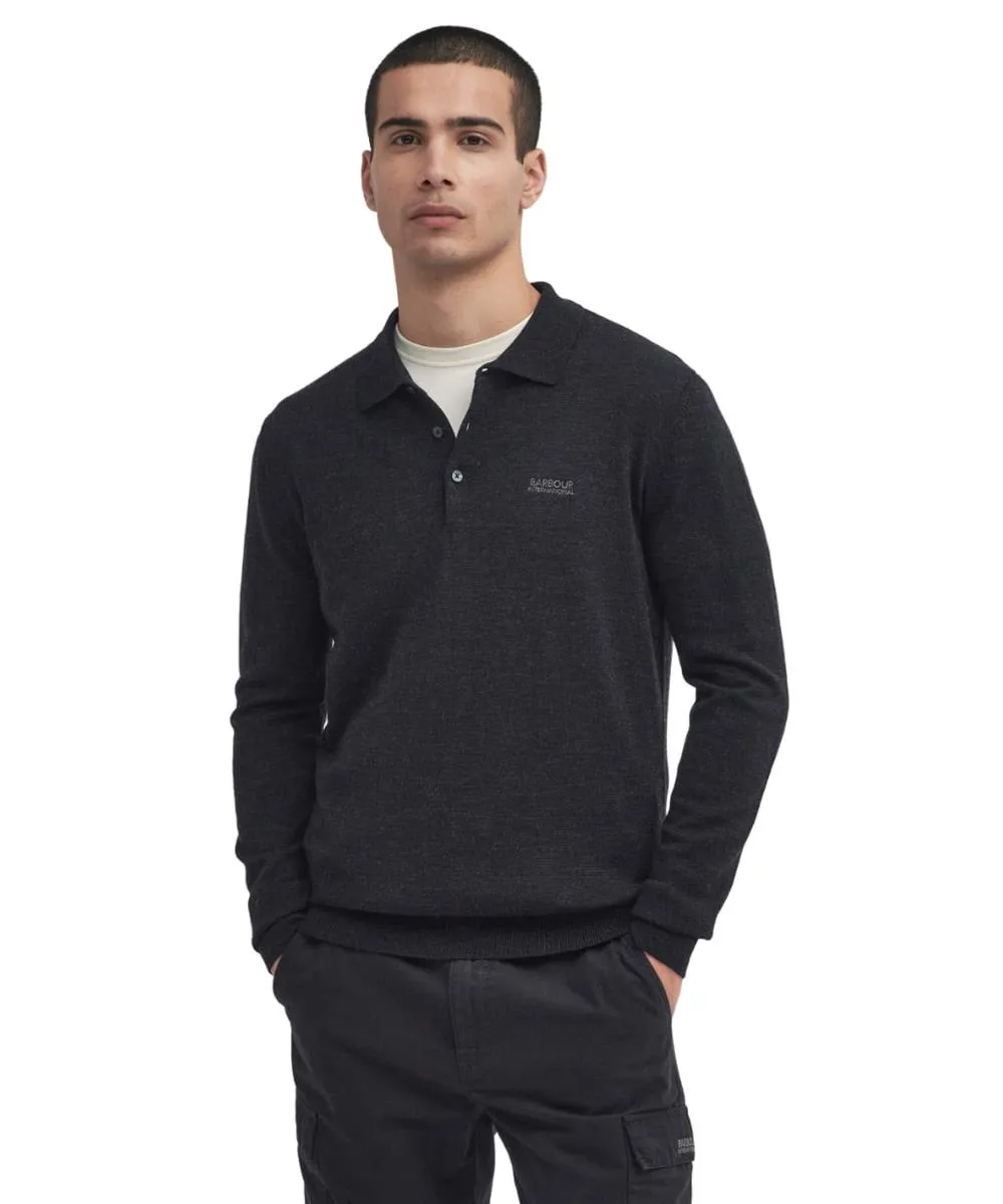 Men's Barbour International Merlin Merino Polo Jumper