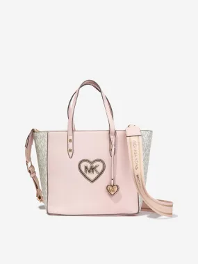 Michael Kors Girls Logo Tote Bag in Pink