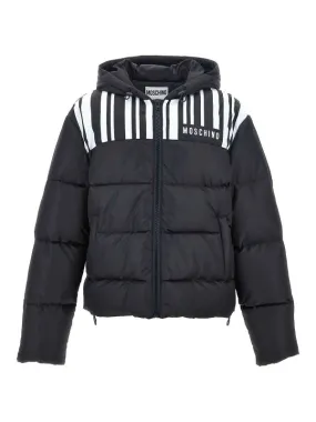 Moschino Contrast Print Down Jacket