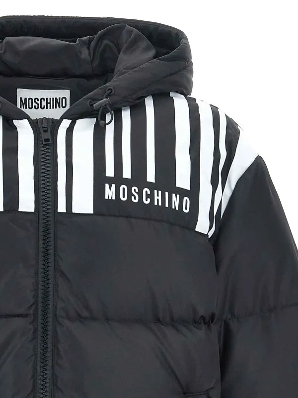 Moschino Contrast Print Down Jacket